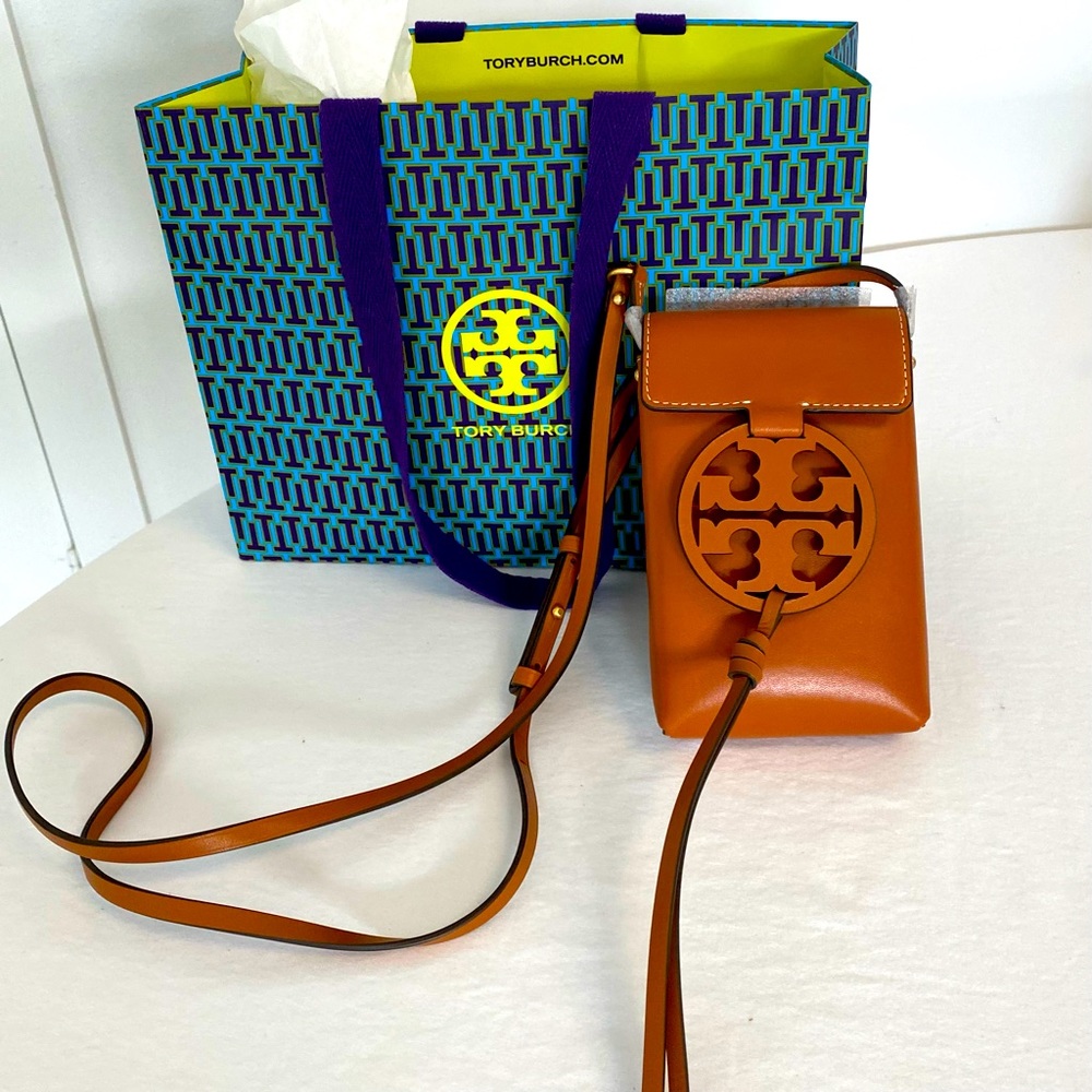 Tory Burch Miller Phone Crossbody. New, never used or worn. Dust bag included.
